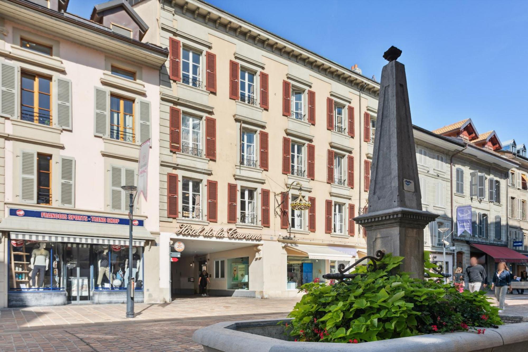 Hotel De La Couronne Морж Экстерьер фото